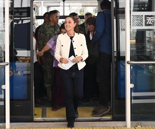 Claudia Sheinbaum pone en marcha pruebas del Trolebús Chalco-Santa Marta Claudia Sheinbaum pone en marcha pruebas del Trolebús Chalco-Santa Marta
