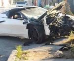 Joven choca carro deportivo en Reynosa