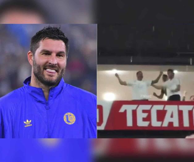 André Pierre Gignac y su apasionado festejo por el pase de Tigres André Pierre Gignac y su apasionado festejo por el pase de Tigres