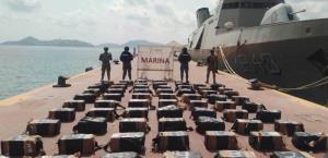 Aseguran 1.3 toneladas de cocaína en costas de Guerrero