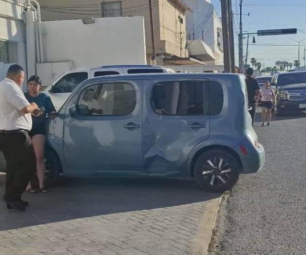 Choque deja sólo daños materiales