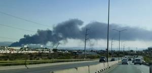 Se registra incendio de recicladora en Saltillo