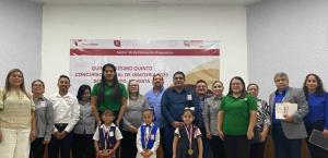Destacan alumnos en Concurso de Oratoria