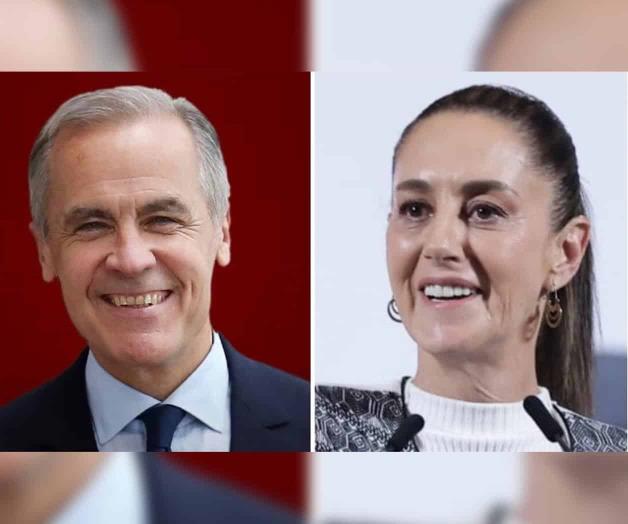 Sheinbaum sostiene primera llamada con Mark Carney Sheinbaum sostiene primera llamada con Mark Carney