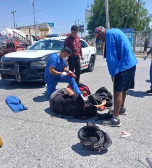 Embiste a motociclista en el Luis Echeverría