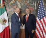 Se reúne Canciller De la Fuente con nuevo Embajador de EU