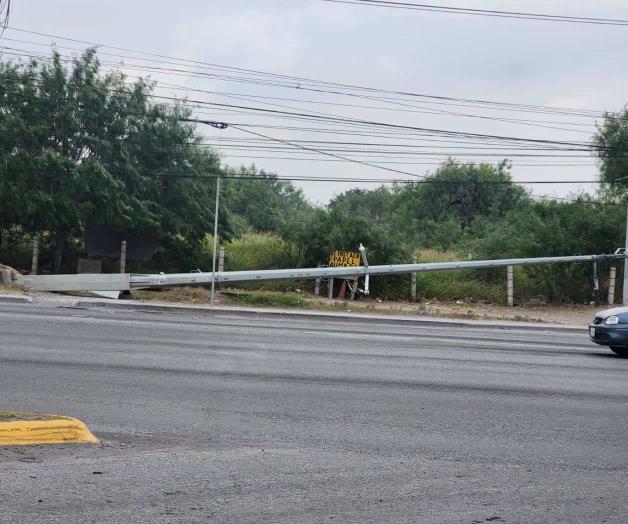 Derriban cámaras del C5 Derriban cámaras del C5