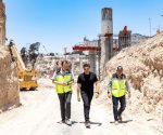 Samuel García supervisa obras de la Carretera Interserrana