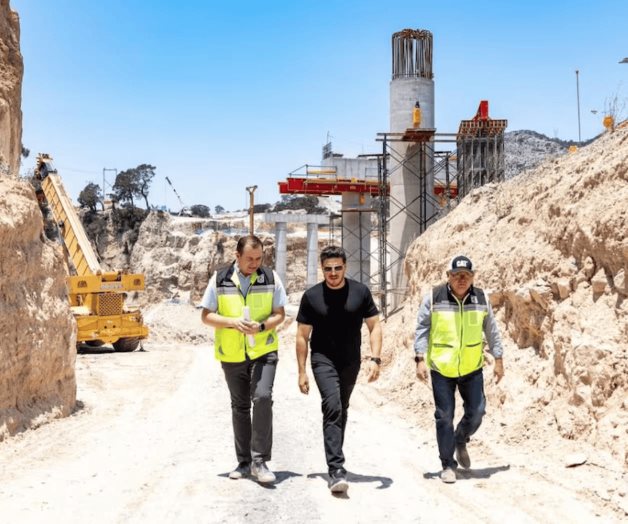 Samuel García supervisa obras de la Carretera Interserrana Samuel García supervisa obras de la Carretera Interserrana