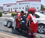 Accidente vehicular en Bulevar Morelos de Reynosa