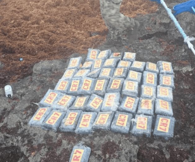Aseguran 45 paquetes con cocaína en Playa del Carmen, Quintana Roo