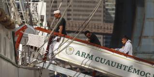   Buque Cuauhtémoc choca con el Puente de #Brooklyn