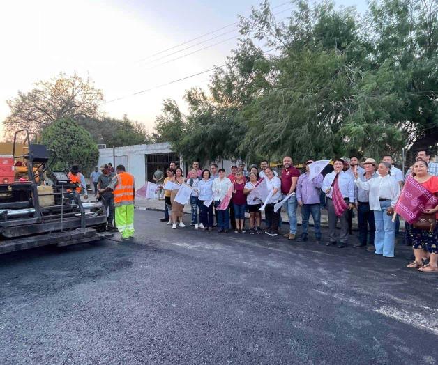 Reencarpetan la calle Simón Bolívar Reencarpetan la calle Simón Bolívar