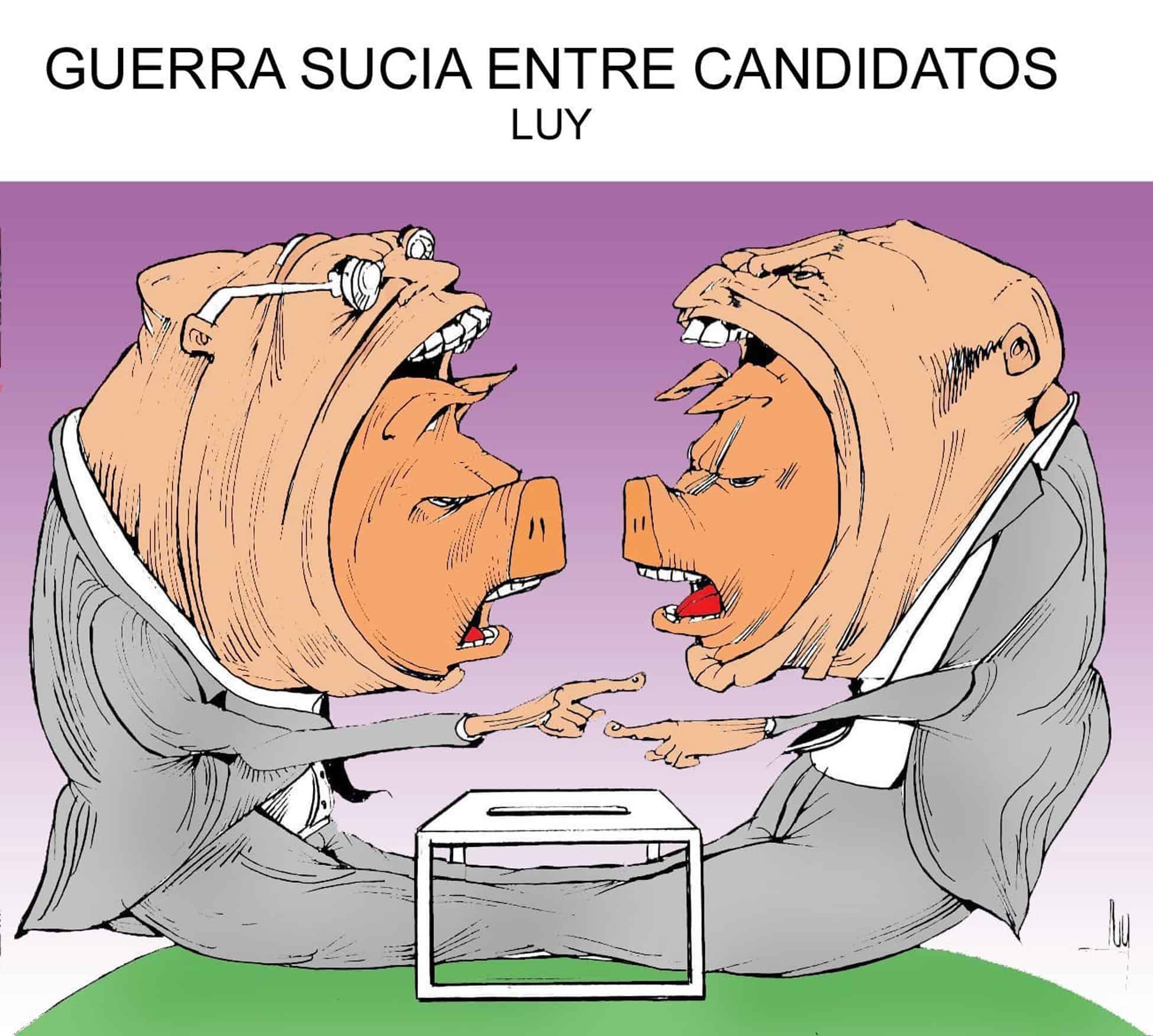 Guerra sucia entre candidatos Guerra sucia entre candidatos