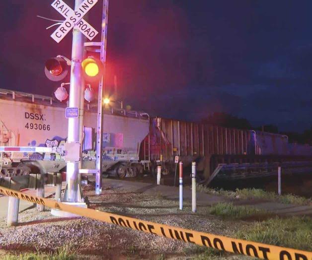 Tren atropella familia