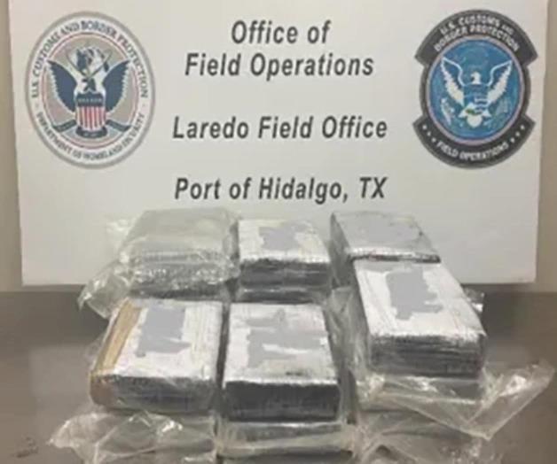 Oficiales de CBP confiscan droga en puente de Hidalgo, Tx.