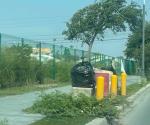 Problemas de basura en el parque lineal de Reynosa