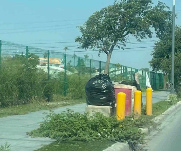Problemas de basura en el parque lineal de Reynosa
