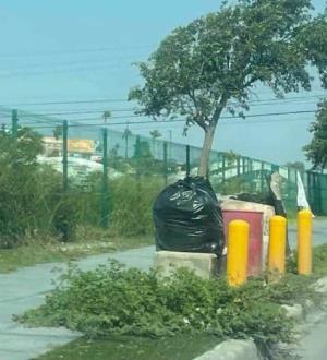 Problemas de basura en el parque lineal de Reynosa