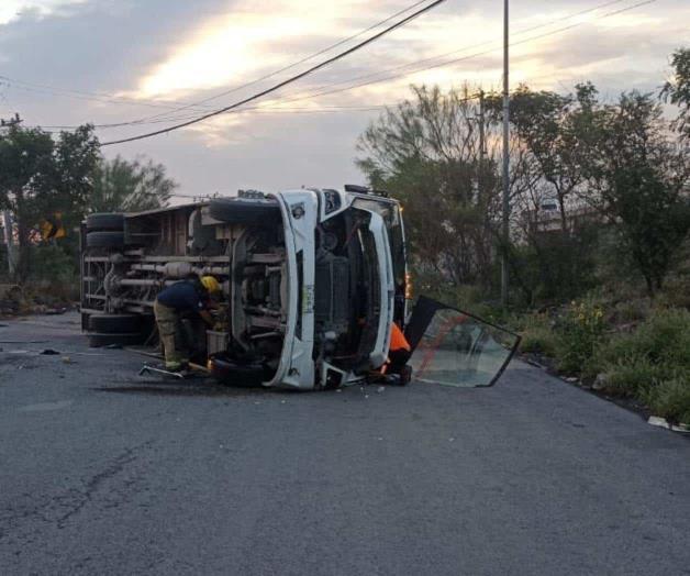 Accidente de camión deja 20 lesionados en Escobedo, Nuevo León Accidente de camión deja 20 lesionados en Escobedo, Nuevo León