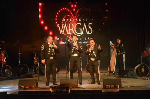 Detalle vocal durante el concierto