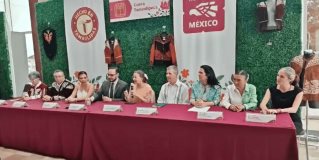 Conferencia de prensa con la secretaria de Desarrollo Económico, Ninfa Cantú Deándar, autoridades del IMPI, y la presidenta municipal de Tampico, Mónica Villarreal.