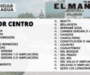 Reprograman corte de agua en Reynosa para este sábado; durará más de 12 horas
