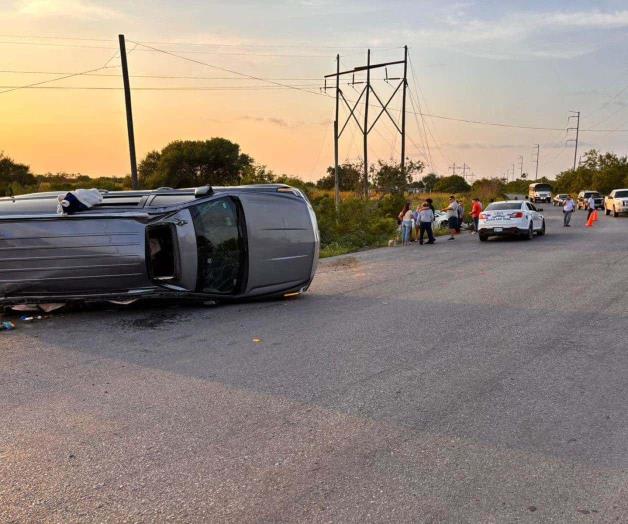 Aparatoso accidente en ‘La curva del indio’