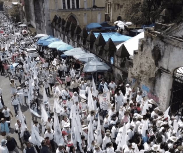 Presidente de CEM encabeza caminata por la paz en Cuernavaca