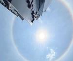 Avistamiento del Halo Solar en Ciudad de México