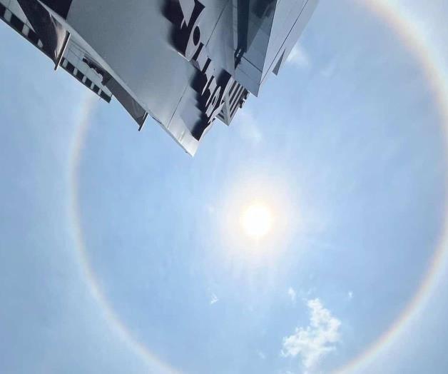 Avistamiento del Halo Solar en Ciudad de México