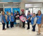Llevan canastillas al hospital