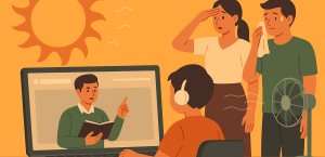 ¿Estás de acuerdo con que las clases terminen en línea por la ola de calor?