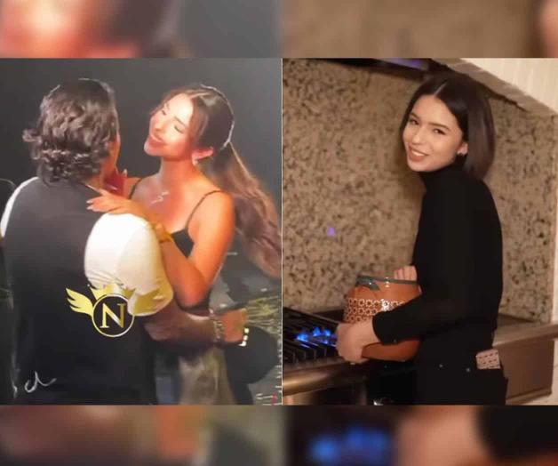 Ángela viaja a todas partes con parrilla, para cocinarle a Nodal