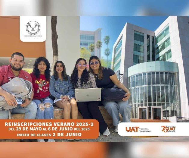 Anuncia la UAT reinscripciones para el verano