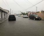 Tormenta provoca inundaciones y caos vial en Matamoros