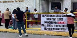 Exigen reapertura de guardería del ISSSTE en Reynosa