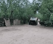 Se registra un fuerte despliegue policiaco por autoridades investigadoras, SEDENA y Guardia Estatal en el Ejido Los Longoria
