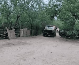 Se registra un fuerte despliegue policiaco por autoridades investigadoras, SEDENA y Guardia Estatal en el Ejido Los Longoria