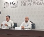 Conferencia de prensa con el fiscal general Irving Barrios Mojica para informar sobre el hallazgo de 5 cuerpos ubicados con características del Grupo Fugitivo, reportados como desaparecidos en Reynosa.