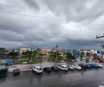 Cae fuerte lluvia en Valle Hermoso