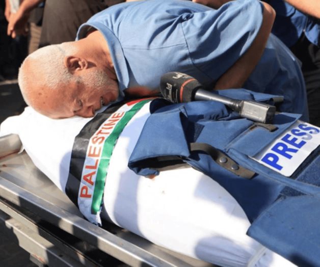 Aumenta cifra de periodistas fallecidos en Gaza