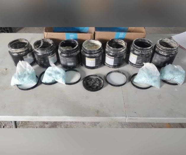 Decomisan kilo de pastillas de fentanilo en empresa de paquetería en Reynosa Decomisan kilo de pastillas de fentanilo en empresa de paquetería en Reynosa