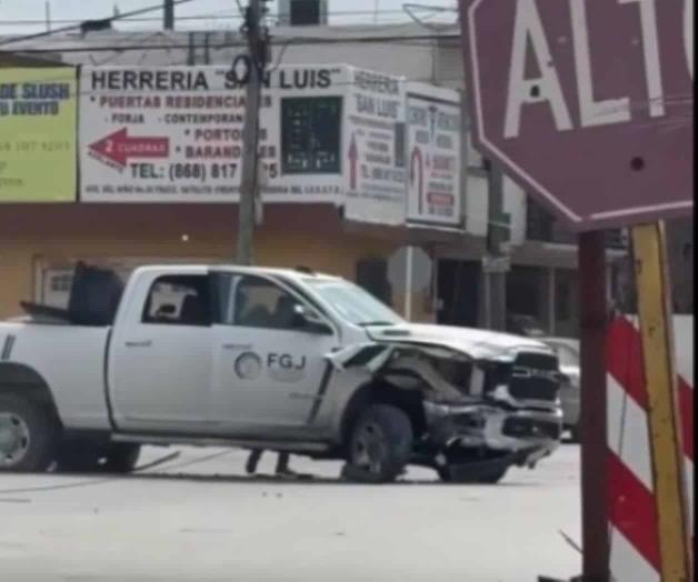 Ataque armado contra camioneta de la Fiscal&iacute;a en Matamoros moviliza a autoridades