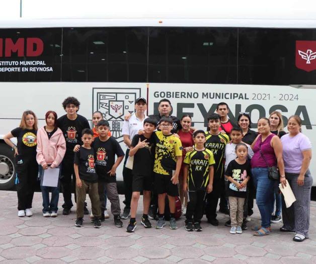 Viajan karatekas reynosenses a torneo estatal
