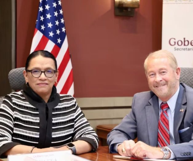 Rosa Icela se re&uacute;ne con embajador de Estados Unidos en la Secretar&iacute;a de Gobernaci&oacute;n