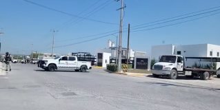 Se registra fuerte operativo por elementos de la Guardia Nacional en el fraccionamiento Moderno de la ciudad de Reynosa Tamaulipas.