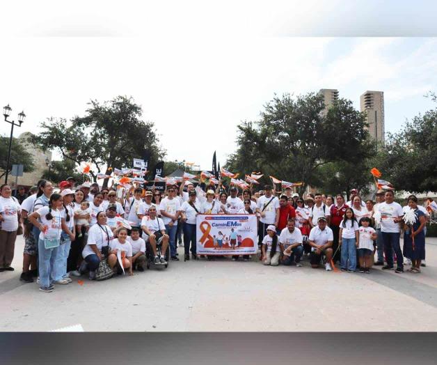 Familias reynosenses marchan por la esclerosis múltiple Familias reynosenses marchan por la esclerosis múltiple