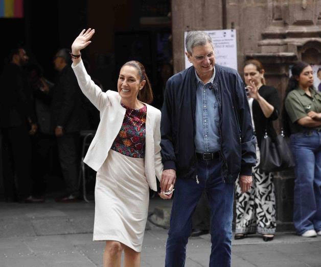 Claudia Sheinbaum emite su voto en elección judicial Claudia Sheinbaum emite su voto en elección judicial