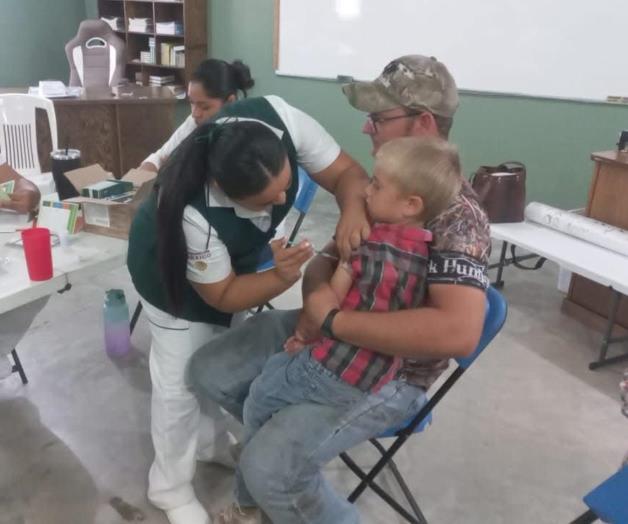 Refuerzan campaña contra el sarampión en Altamira, Tamaulipas Refuerzan campaña contra el sarampión en Altamira, Tamaulipas